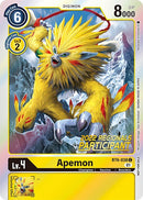 Apemon [BT6-038] (Campeonato Regional Online 2022) (Participante Online) [Promos Double Diamond]