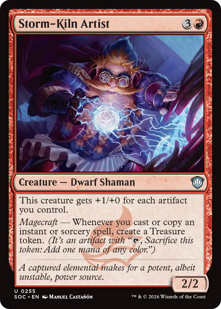 Artista Horno de Tormentas [Secrets of Strixhaven Commander]