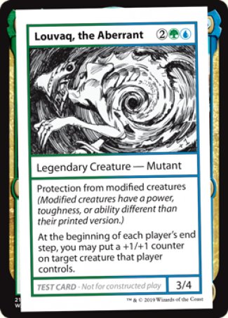 Louvaq l'aberrant (édition 2021) [cartes de test Mystery Booster]
