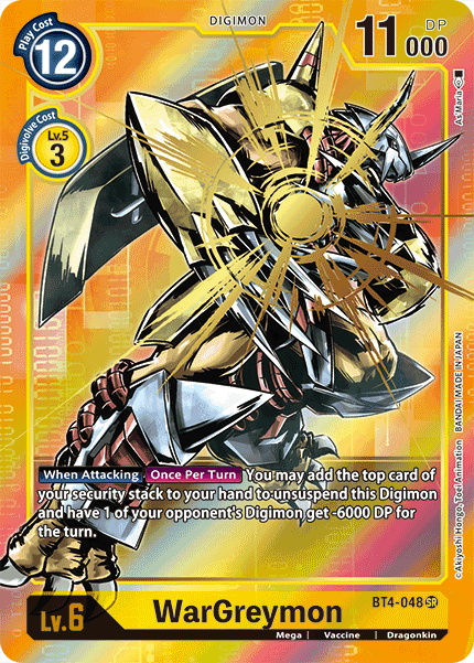WarGreymon [BT4-048] (Arte Alternativo) [Great Legend]