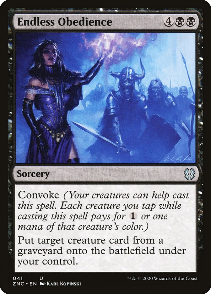 Obéissance infinie [Commander Zendikar Rising]