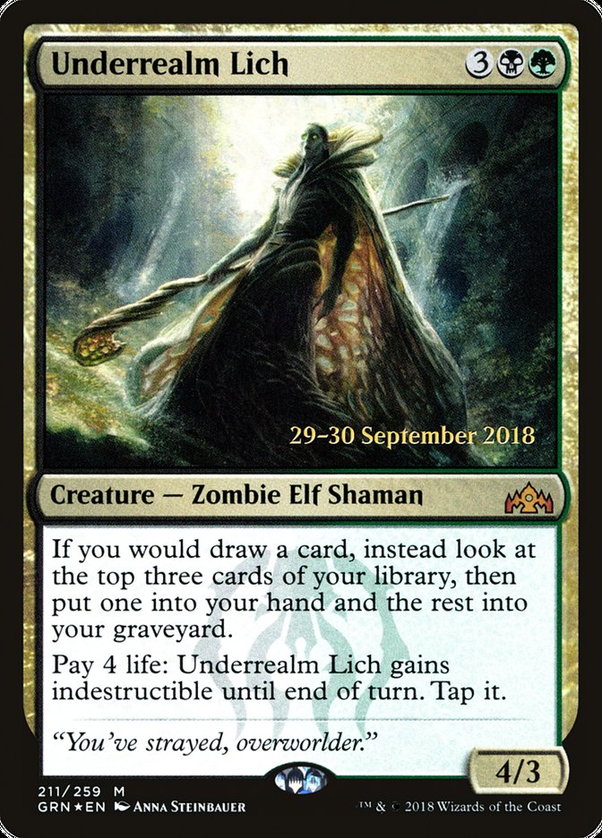 Lich de Infrarreino [Promos de Gremios de Rávnica del prelanzamiento]