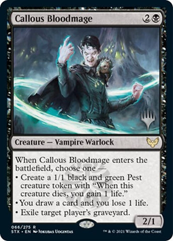 Sanguinara impitoyable (Pack promo) [Strixhaven: L'académie des mages promos]