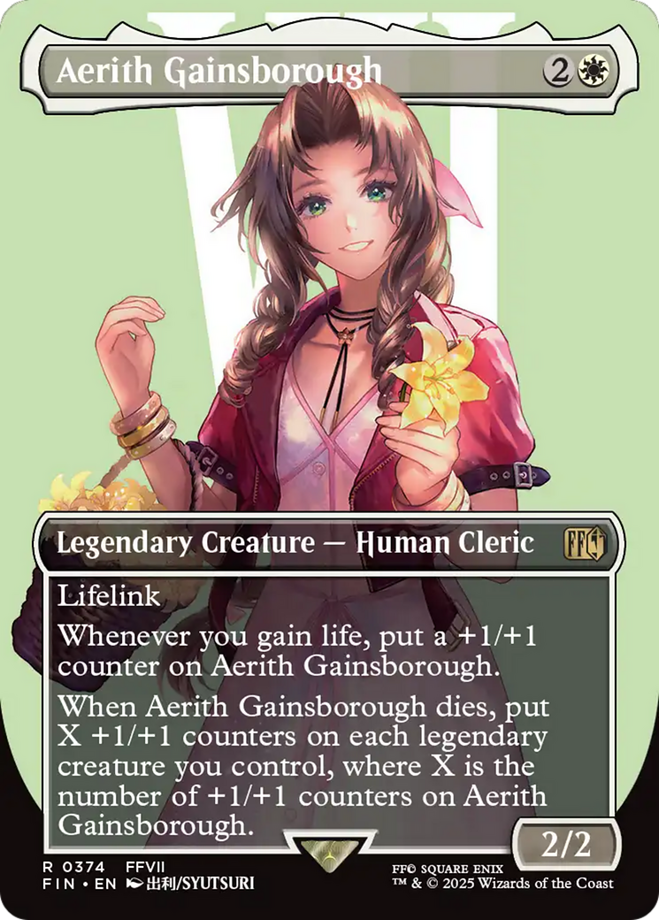 Aerith Gainsborough (Sans bordure) [FINAL FANTASY]