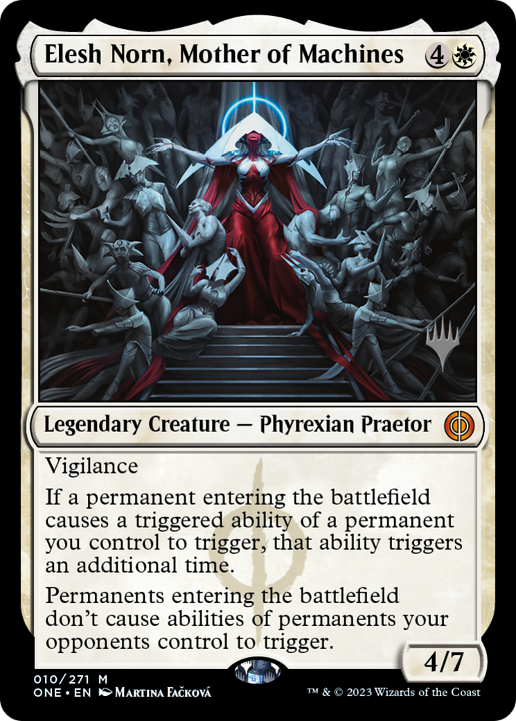 Elesh Norn, Mère des machines (Promo Pack) [Phyrexia : Tous seront un promos]