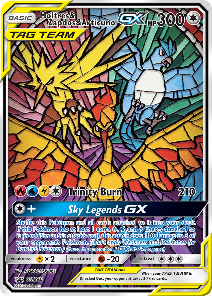 Sulfura & Électhor & Artikodin GX (SM210) [Soleil et Lune : Promos Étoiles Noires]
