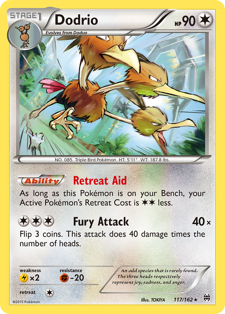Dodrio (117/162) [XY: Impulsion TURBO]