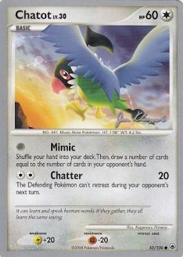 Chatot Nv.30 (55/100) (Bloqueo Psíquico - Jason Klaczynski) [Campeonatos Mundiales 2008]