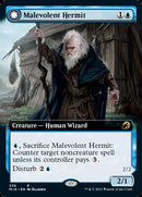 Ermite malveillant // Spectre bienveillant (Extended Art) [Innistrad: Chasse de minuit]