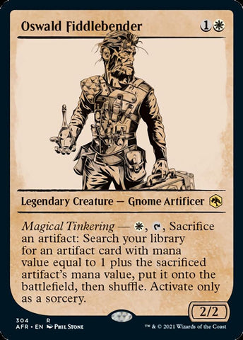 Oswald Fiddlebender (Ilustración especial) [Magic: The Gathering - Aventuras en Forgotten Realms]