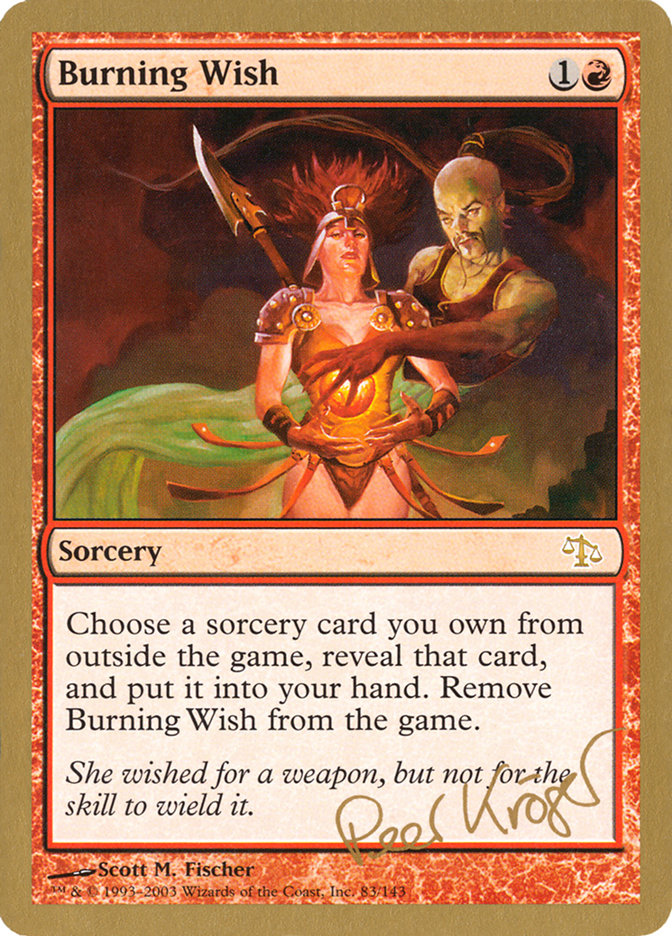 Anhelo Ardiente (Peer Kroger) [World Championship Decks 2003]