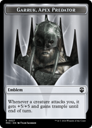 Jeton Garruk, prédateur alpha // Jeton Saprobionte (recto-verso) [Jetons Commander Horizons du Modern 3]