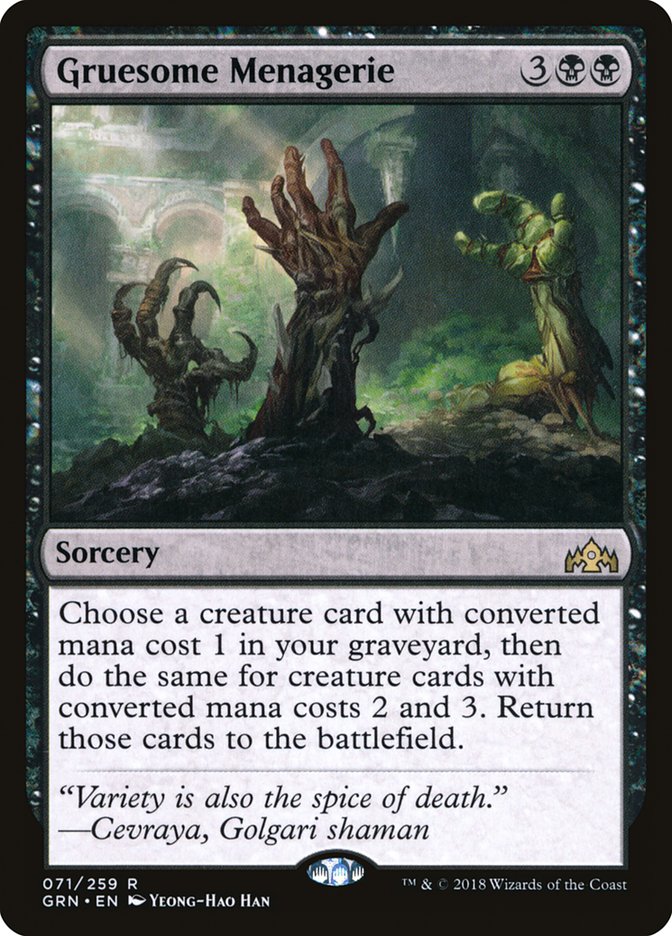 Ménagerie macabre [Guilds of Ravnica]
