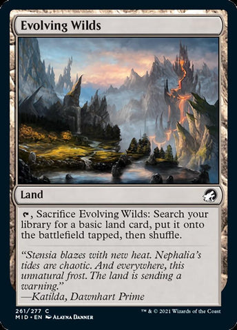 Tierras Salvajes en Evolución [Innistrad: Cacería de Medianoche]