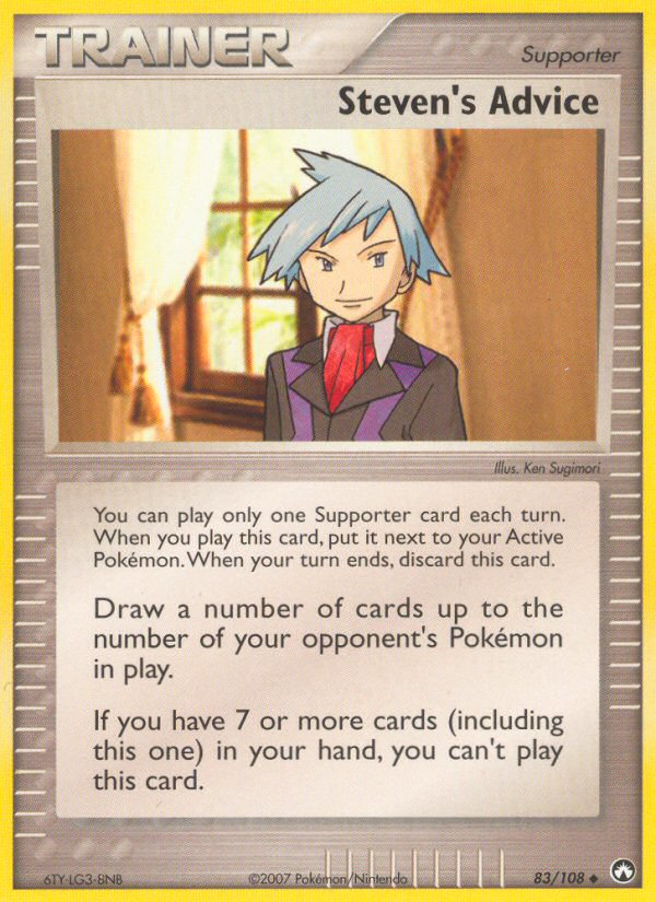 Conseils de Steven (83/108) [EX : Gardiens du Pouvoir]