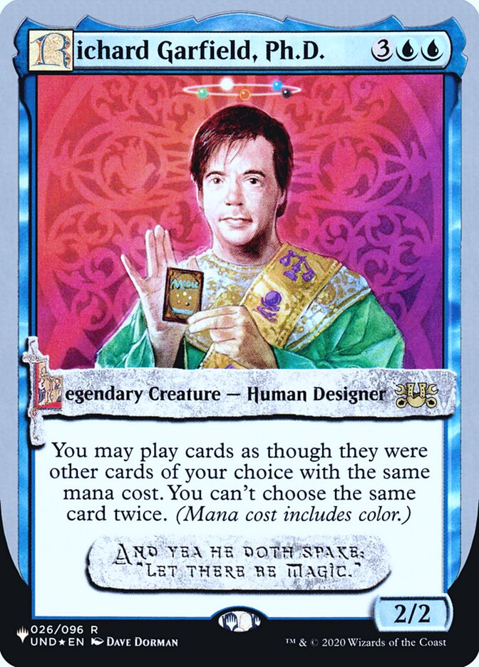 Richard Garfield, Ph.D. (Édition Foil Unfinity) [The List]
