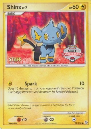 Lixy (98/130) (Promo Championnats régionaux Arbitre) [Nintendo: Black Star Promos]