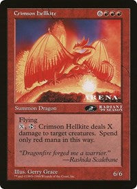 Draco infernal carmesí (Sobredimensionada) [Cartas sobredimensionadas]