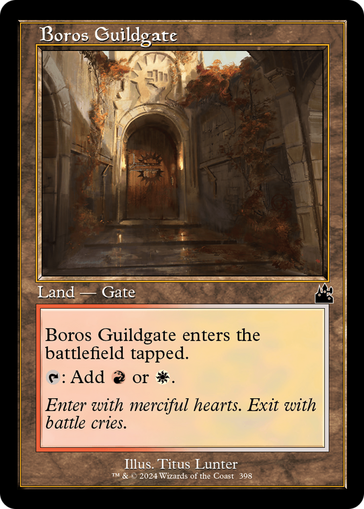 Porteguerre de Boros (Cadre rétro) [Ravnica remasterisée]
