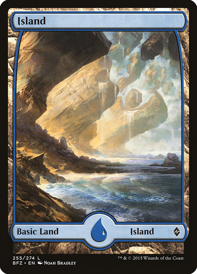 Île (255) (Tout terrain) [Bataille pour Zendikar]