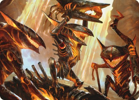 Carte artistique Démolition joyeuse [Phyrexia: All Will Be One Art Series]