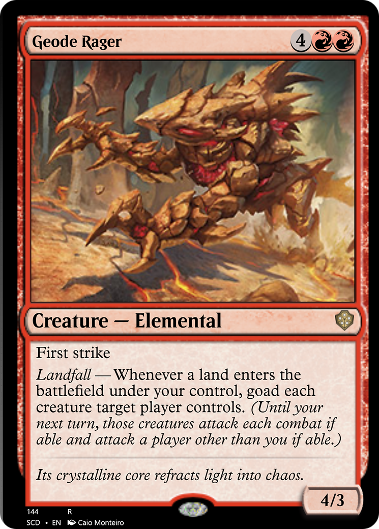 Ragegéode [Decks Commandant de Démarrage]