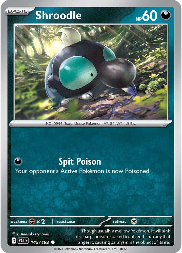 Shroodle (145/193) [Escarlata y Púrpura: Evolución en Paldea]