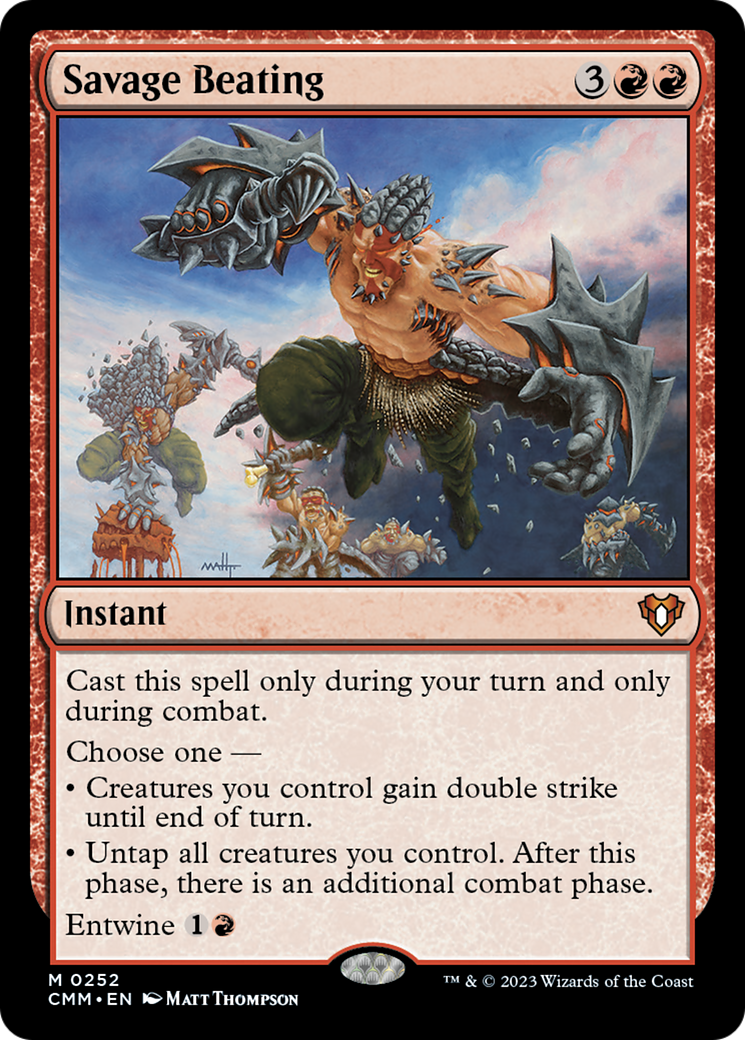 Correction brutale [Commander Masters]