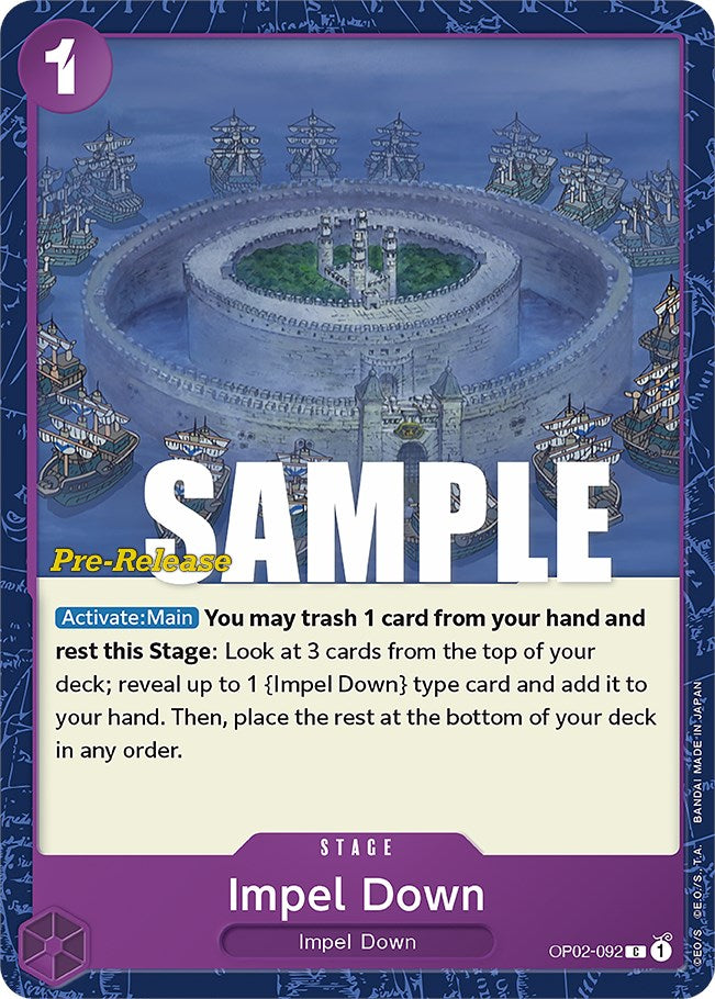 Impel Down [Cartas de prelanzamiento de Paramount War]