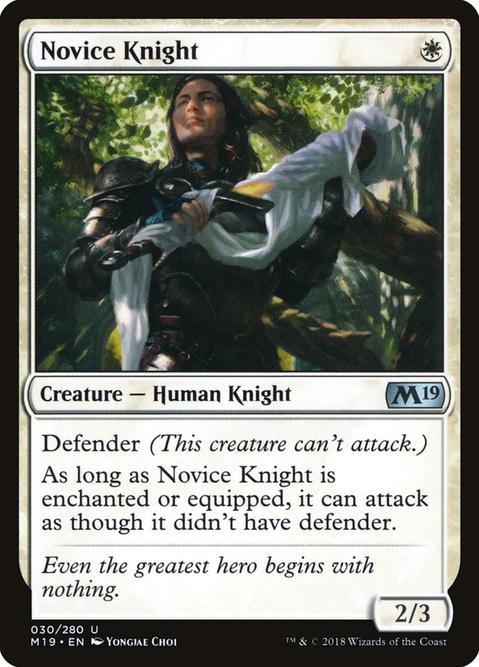 Chevalier novice [Édition de base 2019]