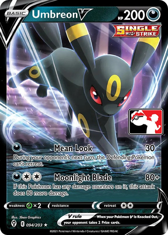 Umbreon V (094/203) [Serie Uno de Paquetes de Premios]