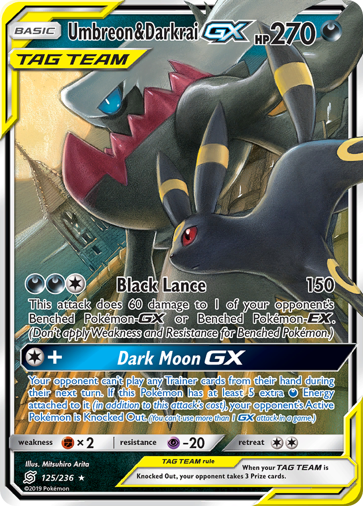 Mentali & Darkrai GX (125/236) [Soleil et Lune : Harmonie des Esprits]