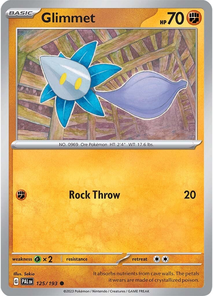 Glimmet (125/193) [Escarlata y Púrpura: Evolución en Paldea]