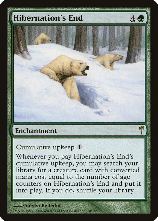Fin de l'hibernation [Coldsnap]