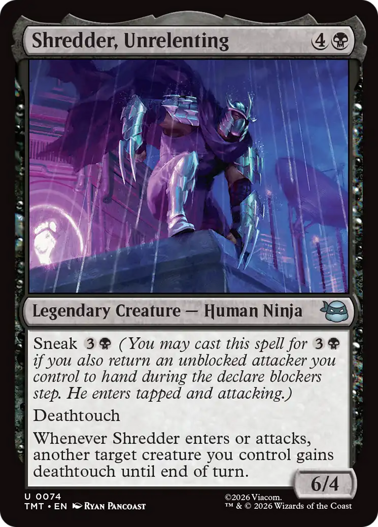 Shredder, Implacable [Tortugas Ninja]