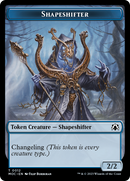 Sangre // Cambiaformas Ficha de dos caras [March of the Machine Commander Tokens]