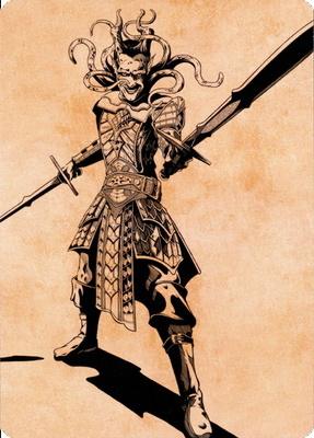 Zevlor, exilé d'Elturel, carte artistique (78) [Commander Legends: Battle for Baldur's Gate Art Series]