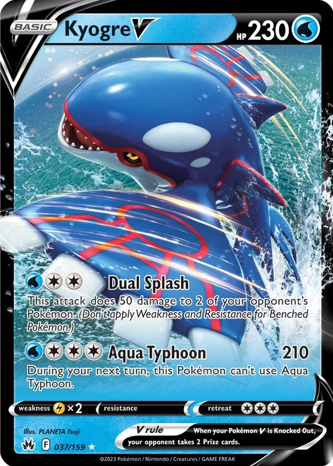 Kyogre V (037/159) [Espada y Escudo: Cenit Supremo]