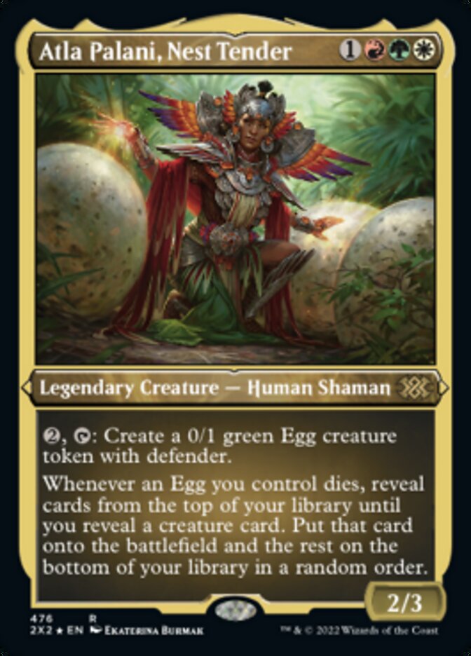 Atla Palani, Cuidadora de Nidos (Grabado foil) [Double Masters 2022]