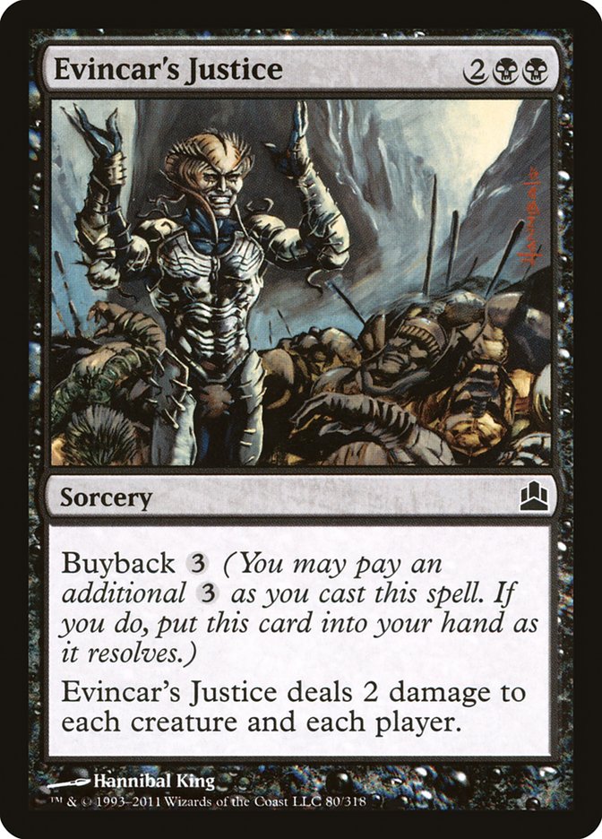 Justice d'Evincar [Commander 2011]