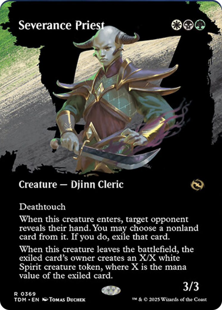 Prêtre de sévérité (Sans bordure) [Tarkir : Dragonstorm]