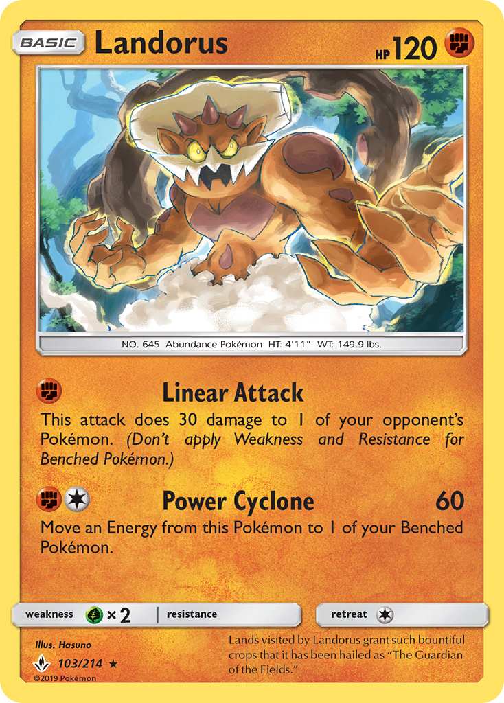 Landorus (103/214) [Sol y Luna-Unión de Aliados]