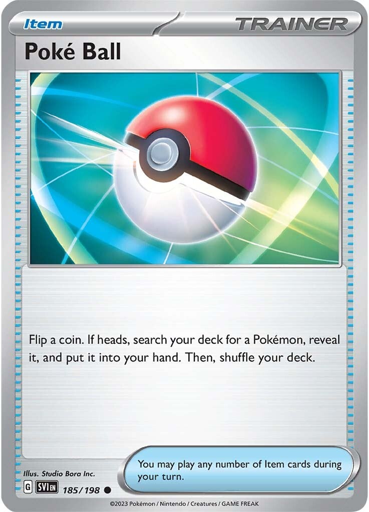 Poké Ball (185/198) [Escarlata y Púrpura: Set Básico]