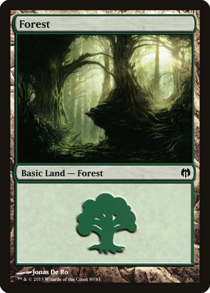 Forêt (80) [Duel Decks: Heroes vs. Monsters]