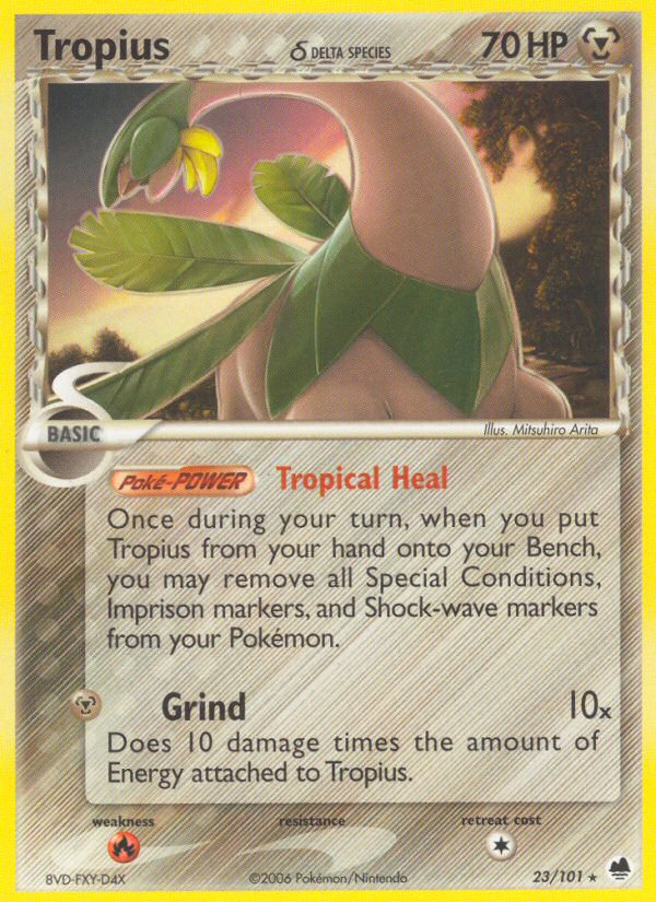 Tropius (23/101) (Espèce Delta) [EX : Gardiens du Pouvoir]