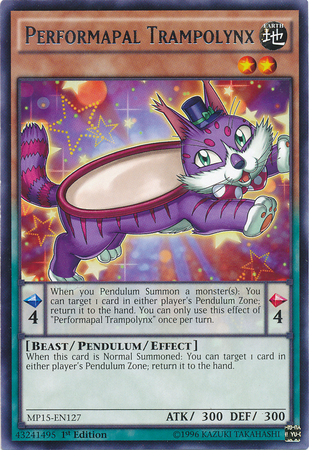 Chatte Acrobate Potartiste [MP15-FR127] Rare