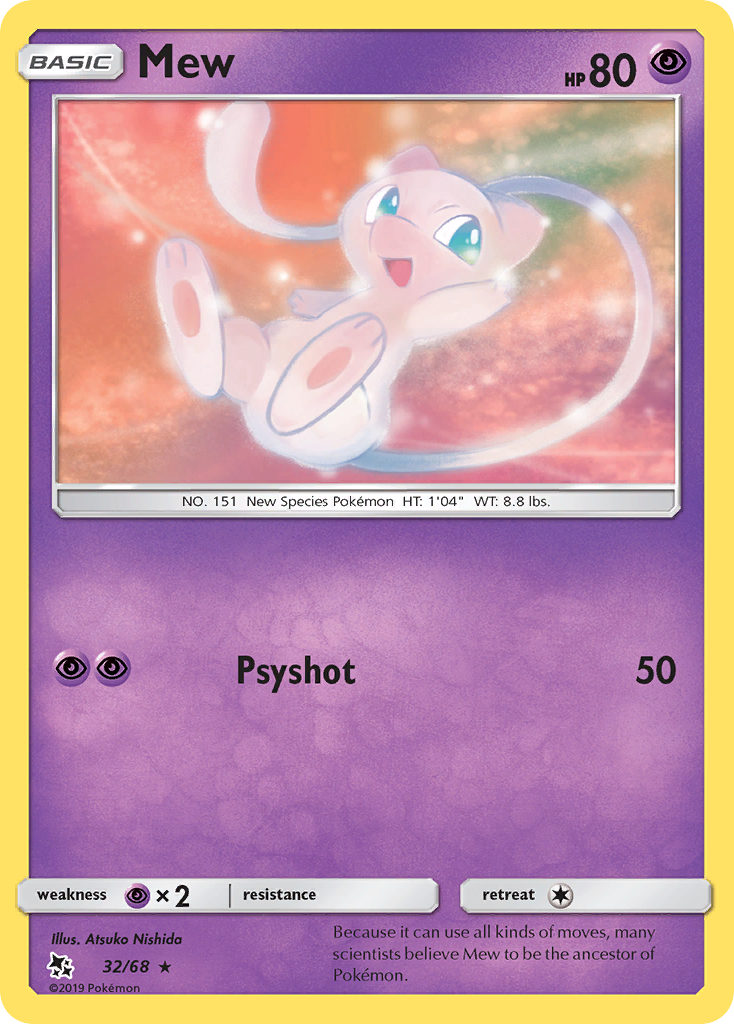 Mew (32/68) [Soleil et Lune : Destinées Occultes]