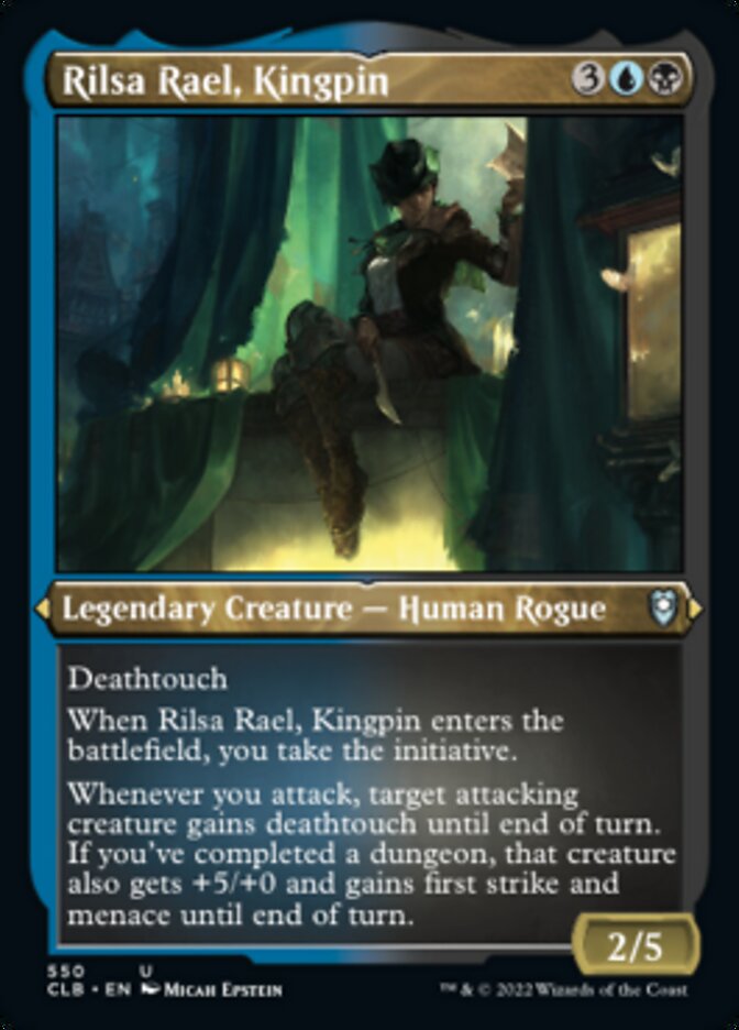 Rilsa Rael, le cerveau (gravure à l'acide) [Commander Legends : Battle for Baldur's Gate]