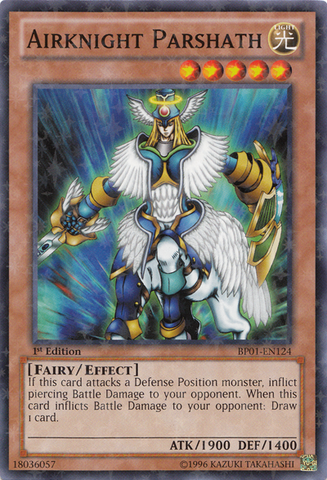 Airknight Parshath [BP01-EN124] Rara Starfoil