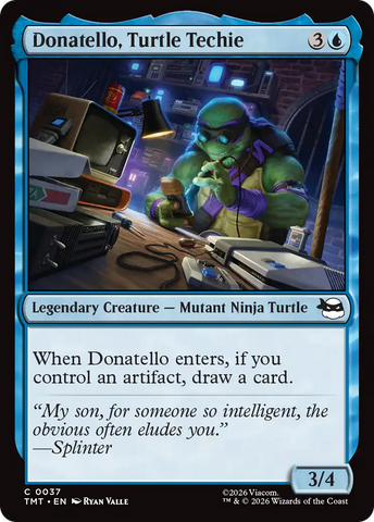 Donatello, la Tortuga Tecno [Tortugas Ninja]